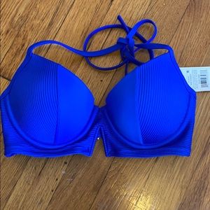 Blue Bikini Top, 32C